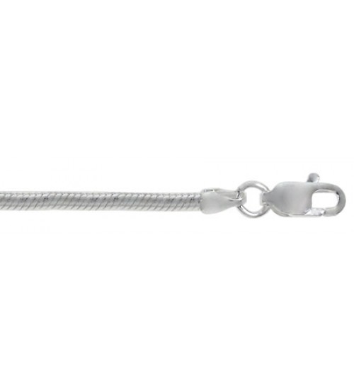 0.8mm Snake Chain - 14" - 24" Length, Sterling Silver